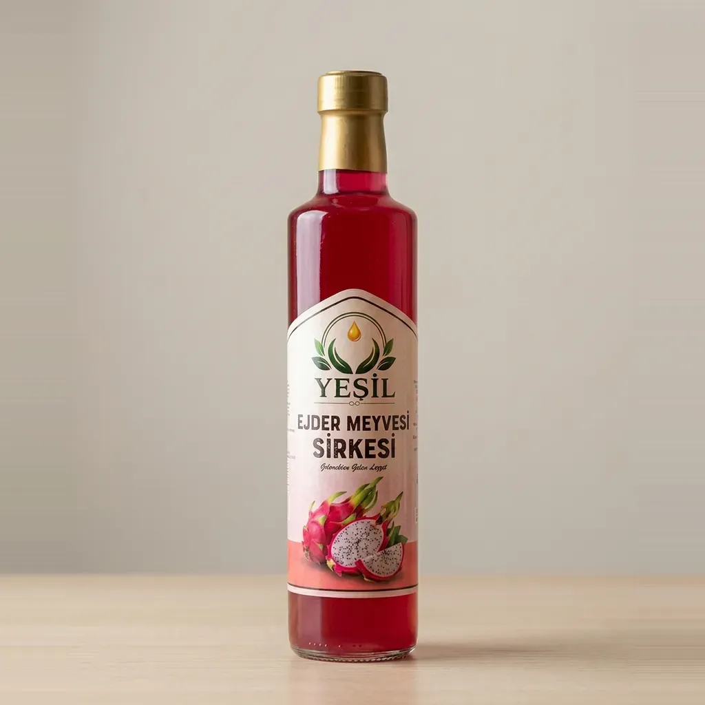 Ejder Meyvesi Sirkesi — 500 ml Dorica cam şişe