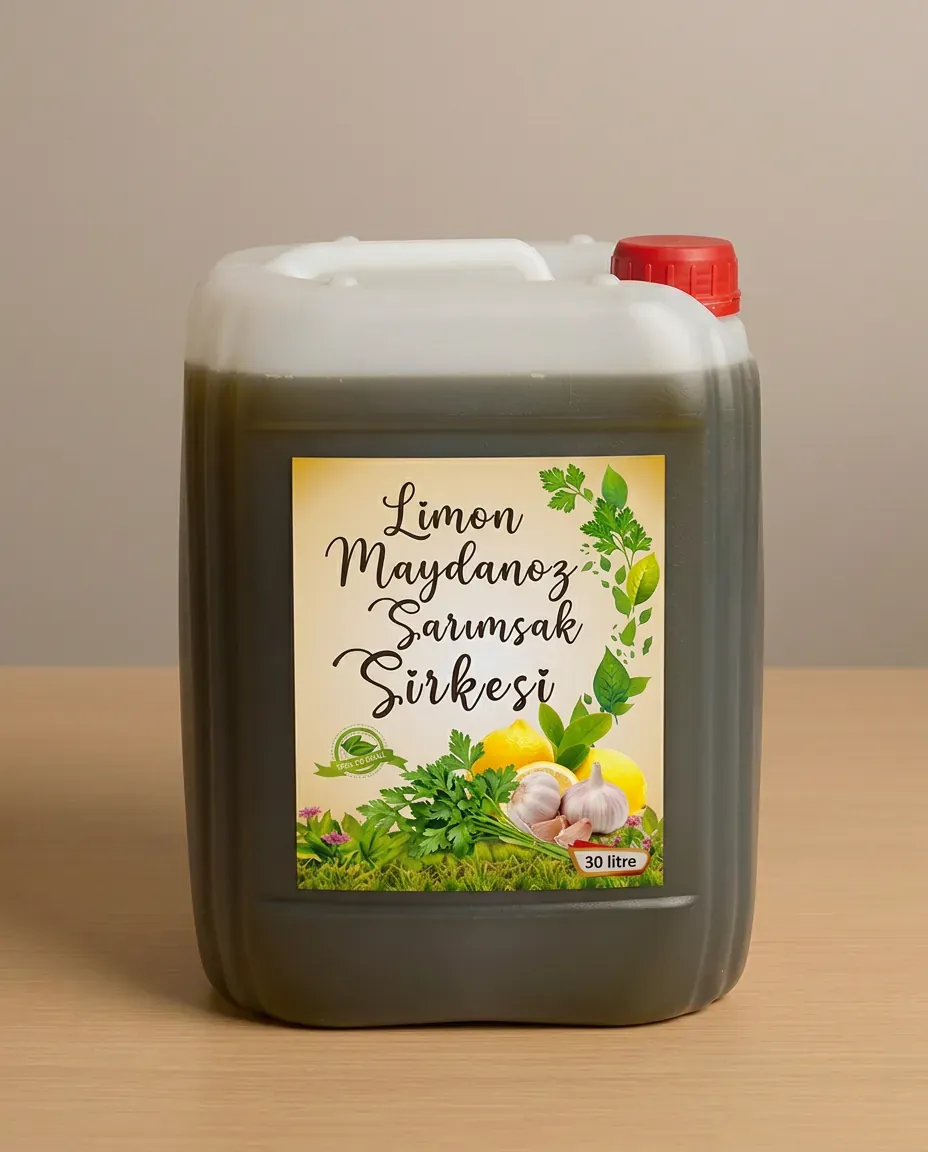 Toptan Limon Maydanoz Sarımsak Sirkesi 30 KG